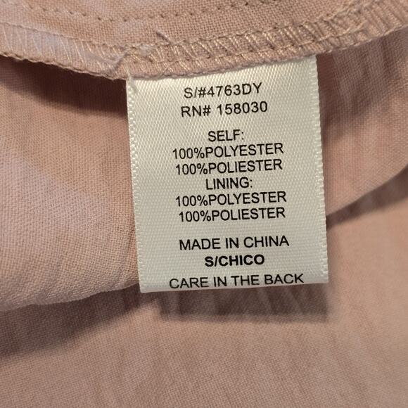 Love Tree Sundress Womens Size Small Pink Puff Sleeve Cutout Mini Coquette - Picture 6 of 11